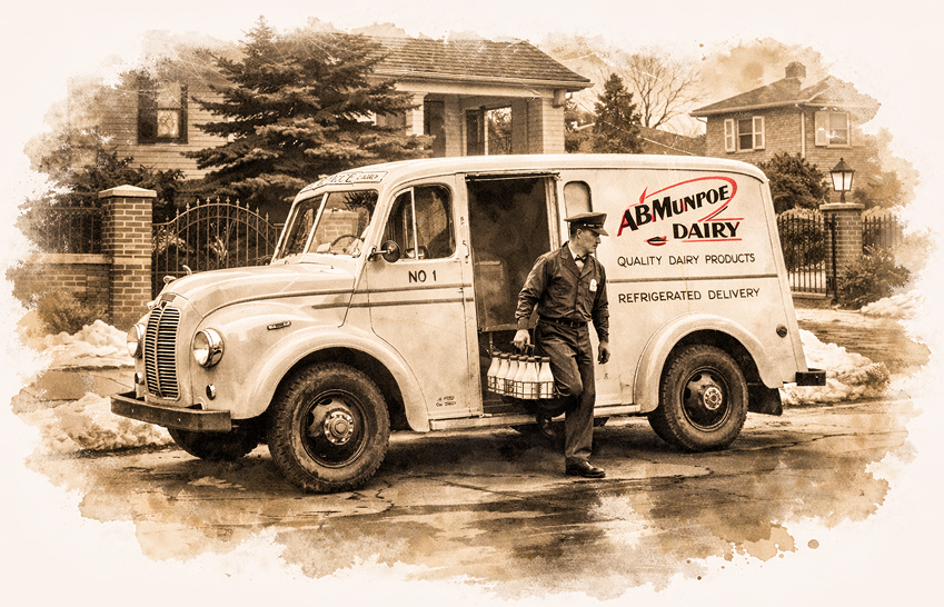 Munroe Dairy in 1950